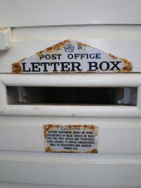 Pitcairn's letter box